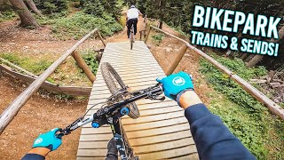 BIKEPARK TRAINS & SENDS at Bike Kingdom...