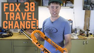 How to change Fox 38 fork travel
