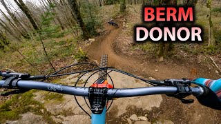 It's like riding a downhill skate park - Berm...