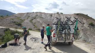 Off-road shuttle and MTB trail ride