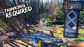 Treats is a Beyond Expert BC Tech Trail