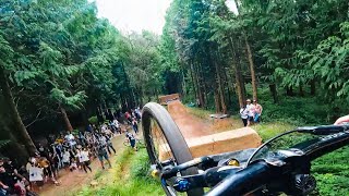 BACKFLIPPING THE LONGEST TRAILS DIRT JUMP IN...