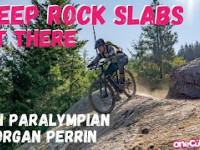 Paralympian Rides Steep Rock Slabs in Whistler...