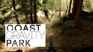 Coast Gravity Park trails. Mountain biking on...