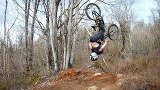 Jumping bikes with the boys