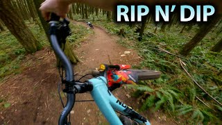 Flowy Gap Jump Trail - So Fun! 'Rip N' Dip' | RAW