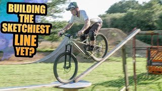 BUILDING THE SKETCHIEST LINE YET? - MTB DREAM YARD