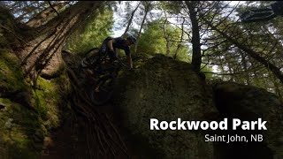 Rockwood Park // Black technical trails