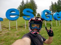 RIDING MY MTB DOWN THE MAIN LINES AT LES GETS...