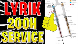 Rockshox Lyrik RC2 200H Fork Full Service...