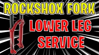 Rockshox Fork 50H Lower Leg Service ️...