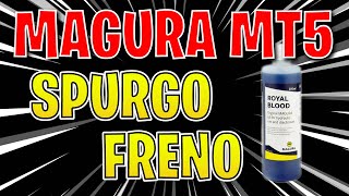 Spurgo freno Magura MT5 (MT) procedura...