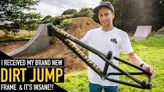 UNBOXING MY NEW CUSTOM DIRT JUMP FRAME!!