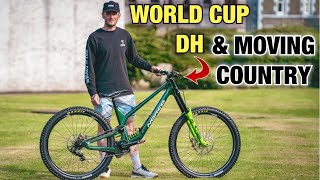 RACING A DH WORLD CUP IN 2022 & MOVING...