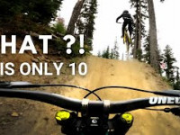 Riding Downhill with a future World Champion!
