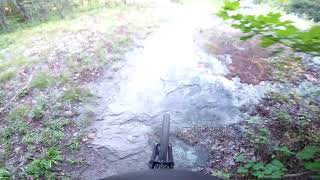tower loopin' some bridges on a retro mtb