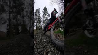 DOWNHILL MTB TRACK IN A PARK #shorts #mtb...