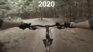 1 Year MTB Progression - Berms and Jumps