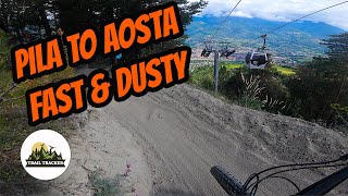 Pila to Aosta Freeride Trail