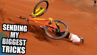 SENDING MY BIGGEST MTB SLOPESTYLE TRICKS -...