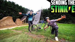 RIDING AND CRASHING THE WORST E-BIKE EVER!!...