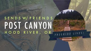 Post Canyon Sends with Friends in Hood River, OR