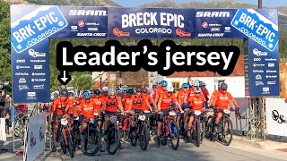 TRYING TO KEEP THE LEADER'S JERSEY - Breck...