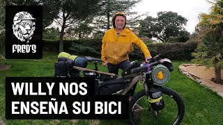 Así es la bici con la que Willy Mulonía...
