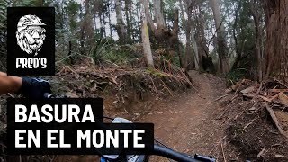Basura en el monte y montar con lluvia - Desde...