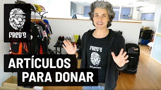 Artículos ciclistas que estamos donando en Fred's