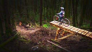 Building a Drop With Wood Found in the Forest!...