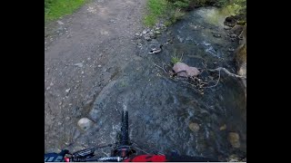 MTB Mt Diablo Stage Road Downhill trail with...