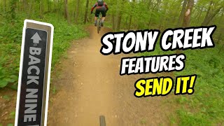 All Features on Back Nine Trail at Stony Creek...