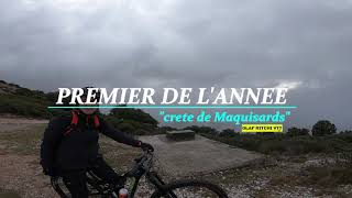 PREMIER DE L'ANNEE 'crête de Maquisards'