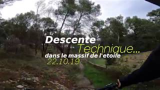 Descente technique (massif de l’étoile )