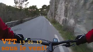 VTT SOUS LE VENT. le 13.01.19