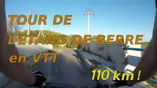 TOUR DE L'ETANG DE BERRE en VTT 110 km le 08 09 18