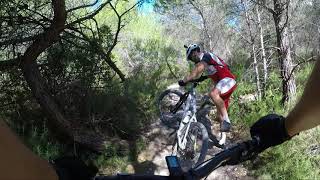Sortie VTT avec Florent  à Velaux le 24 06 18