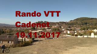 Rando VTT Cadenet 19 11 2017