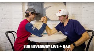 Wyniki Konkursu 7 PACZEK NA 70K SUBÓW + Q&A