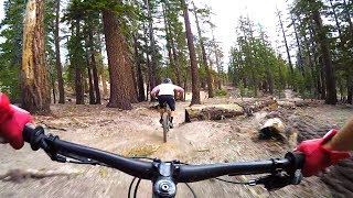 Juniper Trail with Gabe at Mammoth Bike Park...