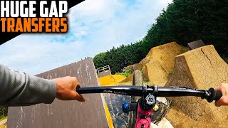 RIDING THE SECRET NEW TRANSFER GAPS AT MY MTB...