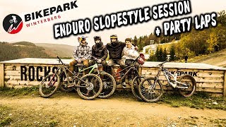 ENDURO SLOPESTYLE SESSION IM BIKEPARK...