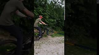 The best way to hit a MTB trail!   #shorts