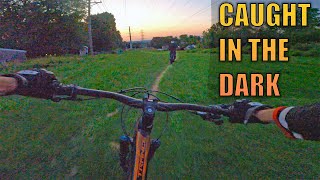 MTB NJ Racing Against The Sunset