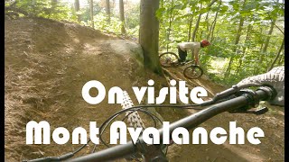 On visite Mont Avalanche en vélo de montagne