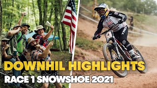 Race 1 Highlights from Snowshoe | UCI Downhill...