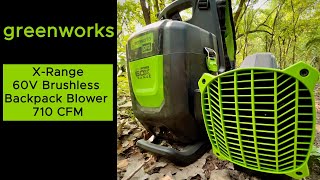 Greenworks X-Range 60v Brushless Backpack...