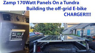 Zamp Solar on a Tundra - Charge E-bikes...