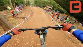 Old man attempts to race Downhill World Cup //...